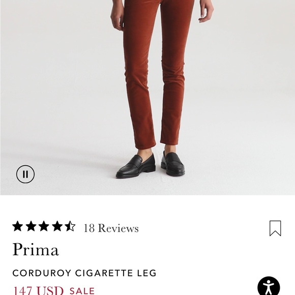 Like new AG corduroy super skinny’s - Picture 6 of 6